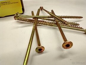 Tesařské stavební vruty 5x120 T25 zápustná hlava - 100 ks - 3
