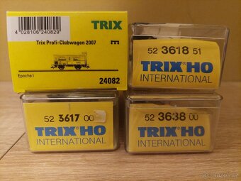 H0 - TRIX - nákladní vagony s loukoťovými koly or.obal - 3