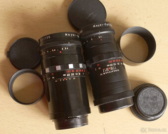 Meyer Optik Primotar 135/3,5 a Telemegor 180/5,5 (Praktina) - 3