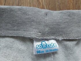 Tepláky NOVÉ vel. 98 - 3