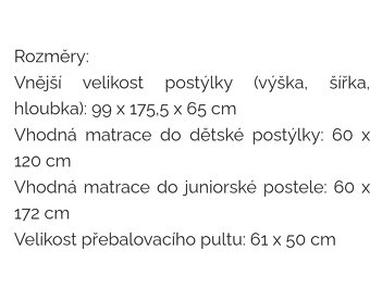 Kombinovaná postýlka - 3