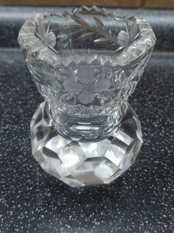 Vázička broušená malá 5,5 cm - 3