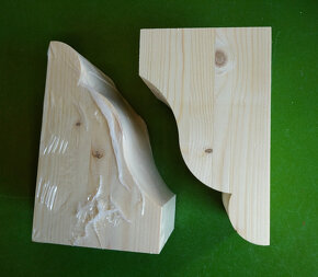 Dřevěné ozdobné konzoly - podpěry - 3