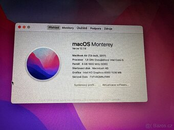 MacBook Air 2017, Intel i5, 128gb, první majitel - 3