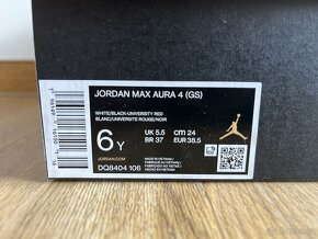 Jordan max aura 4 (GS) vel. 37 - 3