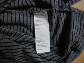 pánské Hollister šedočerné polotričko,ba proužek,kr.ruk, M/L - 3