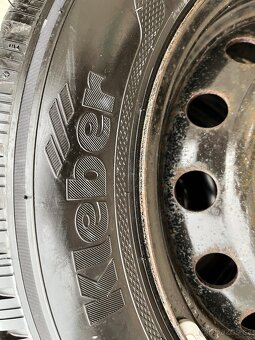 Prodám 4x disky se zimními pneu 215/60 R16 C, zánovní - 3