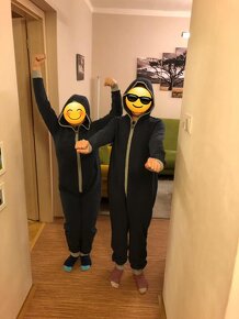 teplákový overal - unisex, vel. 158/164, měkoučký - 3