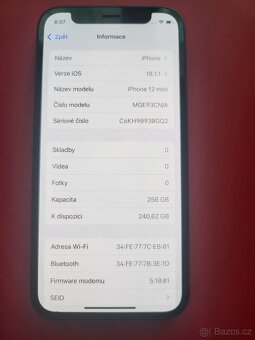 iPhone 12 Mini 256GB Black - 3