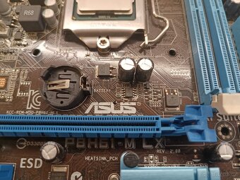 Asus p8h61-m LX + Intel pentium + chladič - 3