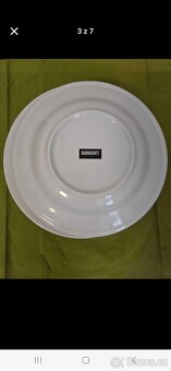 4 mělké + 4 hluboké talíře BANQUET - porcelán - 3