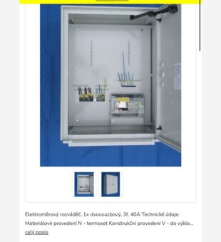 Rozvaděč elektroměrový ER212/NKP7P ČEZ, 55421462 - 3