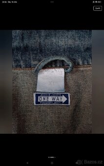 Pánská/unisex Džíska/Džínová bunda značky One Way - 3