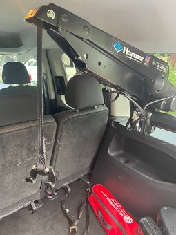 vestavěný jeřáb do auta nebo do dílny - 3