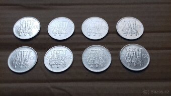Stříbrné ČSR koruny 50x 10 Kčs a 8x 20 Kčs Ag 700/1000 - 3
