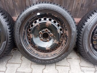 zimní sada ford focus 5x108 205/55/16 zánovní hankook - 3