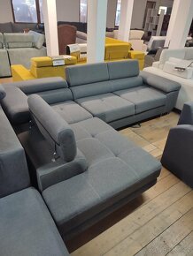 TOTÁLNÍ VÝPRODEJrohová sedací souprava - 3