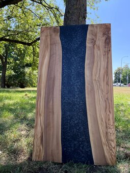 Stolová deska - oliva a epoxyd - 3