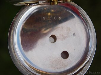 Starožitné stříbrné kapesní hodinky - klíčovky - 3