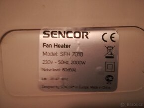 Teplovzdušný ventilátor Sencor - 3