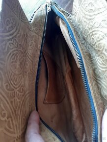 Kožená kabelka z Alžíru, ruční práce - 3