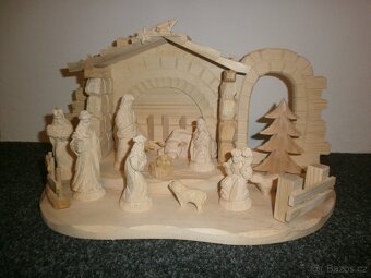 Český dřevěný betlém 14B6 - 3