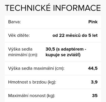 Odrážedlo First Bike - 3