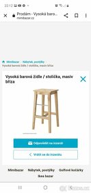 Barová stolička IKEA - 3