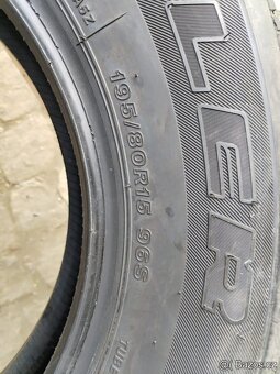 195/80/15 letni pneu DUNLOP a BRIDGESTONE 195/80 R15 - 3