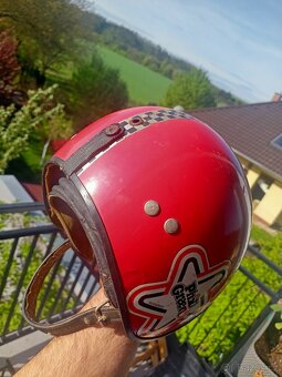 2x stará moto helma - 3