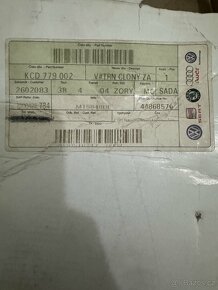 Škoda ROOMSTER větrná clony zadních oken KCD 779 002 - 3