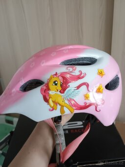 Dívčí cyklistická přilba R2 vel 48-52cm - 3