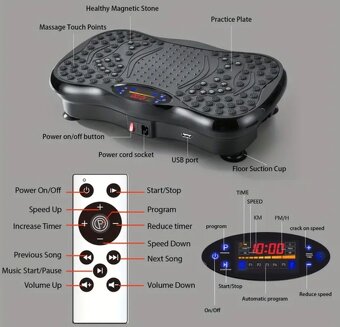 Vibroshaper masážní pomůcka uvolnění svalů a vytvarování těl - 3