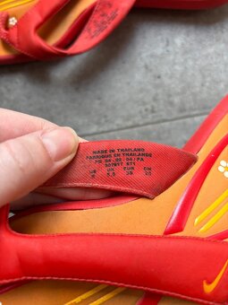 Dámské letní oranžové žabky, vel. 39, Nike - 3