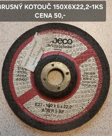 ŘEZNÉ A BRUSNÉ KOTOUČE - 3