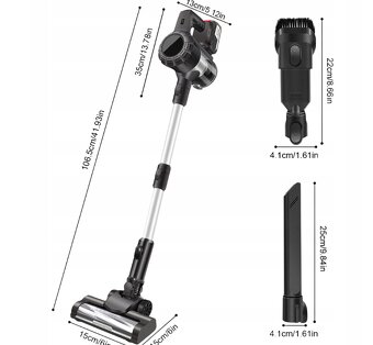 6V1 TYČOVÝ VYSAVAČ BEZDRÁTOVÝ VYSAVAČ - 3