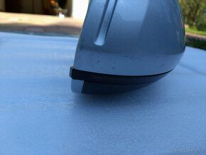 Pravé zpětné zrcátko Audi A6, stříbrná metalíza LX7W - 3