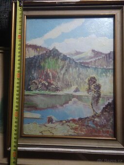 Starý obraz čertovo jezero - 3
