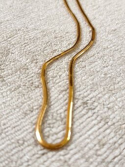 18k zlatý luxusní řetízek Snake - nový model 2025 - 3