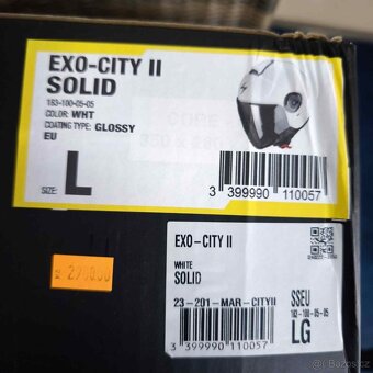 Otevřená motocyklová přilba s integrovanou sluneční clonou S - 3