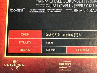 DVD Apollo 13 - TOP stav - CZ dabing i titulky - 3