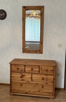 Borovicová ložnice velká sestava - 3