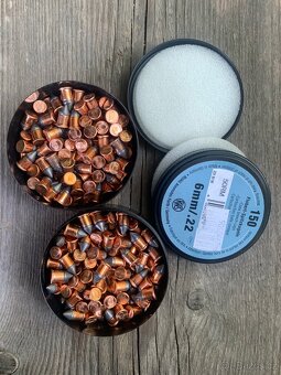 Flobertové náboje RWS cal. 6mm/ .22 - špička 150ks - 3