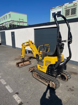 Minibagr Yanmar SV08 rychloupínač 4x lžíce. TOP - 3