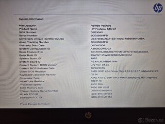 ▼ 10× HP ProBook 645 G1 – 14" / 4 GB / GPU / ADAPTÉR / TOP - 3