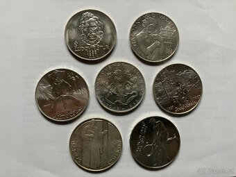 Sada komplet pamětní mince stříbro 1947-1993 Československo - 3