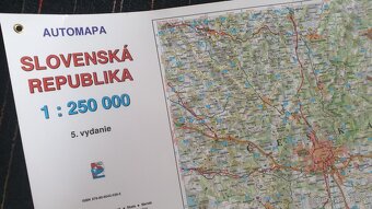 Velká nástěnná automapa Slovenské republiky (1 : 250 000) NO - 3