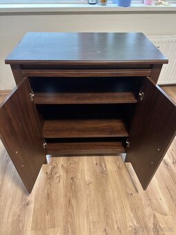 Skříňka- tmavý ořech - 3