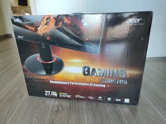 Monitor Acer PC 27" 144Hz G-sync - 3