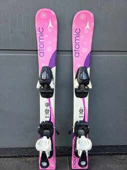 Dětské lyže ATOMIC, 70 cm + lyžáky + přilba - 3